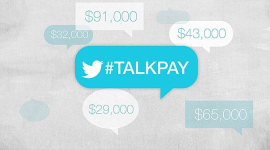 #talkpay trending on twitter to fight gender inequality