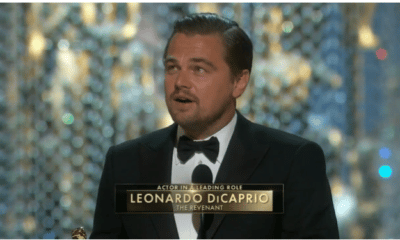 Leonardo Di Caprio awarded Best Actor, The Revenant , Oscars 2016