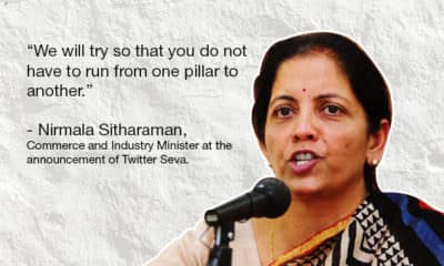 “We have to work together. Give us suggestions and don't sit with questions" : Minister Nirmala Sitharaman to Startups.