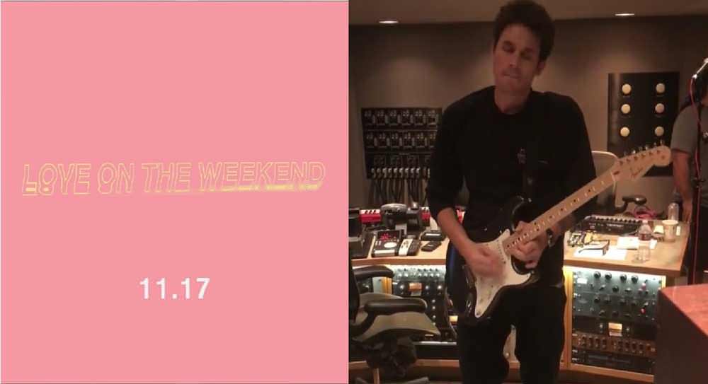John Mayer new song Love on the Weekend