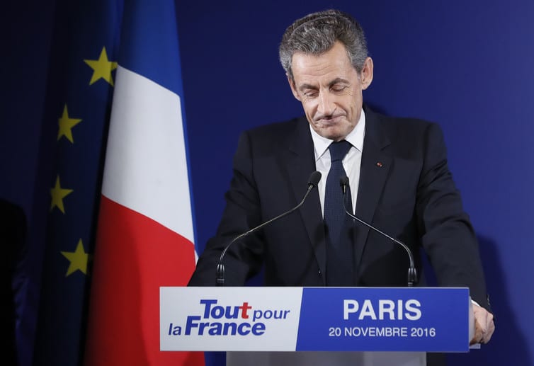 Sarkozy admits defeat