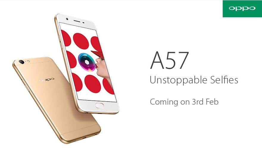 Oppo A57 launch