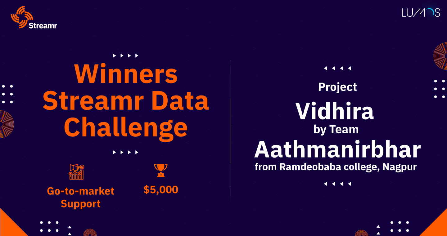 Project Vidhira wins Steamr Data Challenge