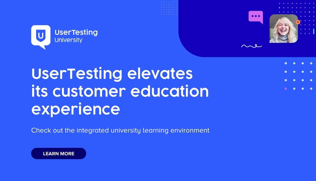 UserTesting offers more learning opportunities with an integrated environment