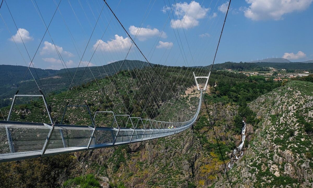 Portugal opens world’s longest pedestrian suspension bridge