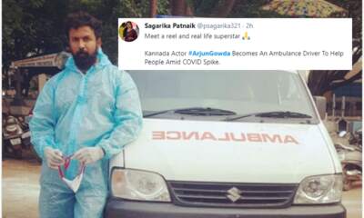 Actor Arjun Gowda turns ambulance driver for people in need during Covid-19 pandemic