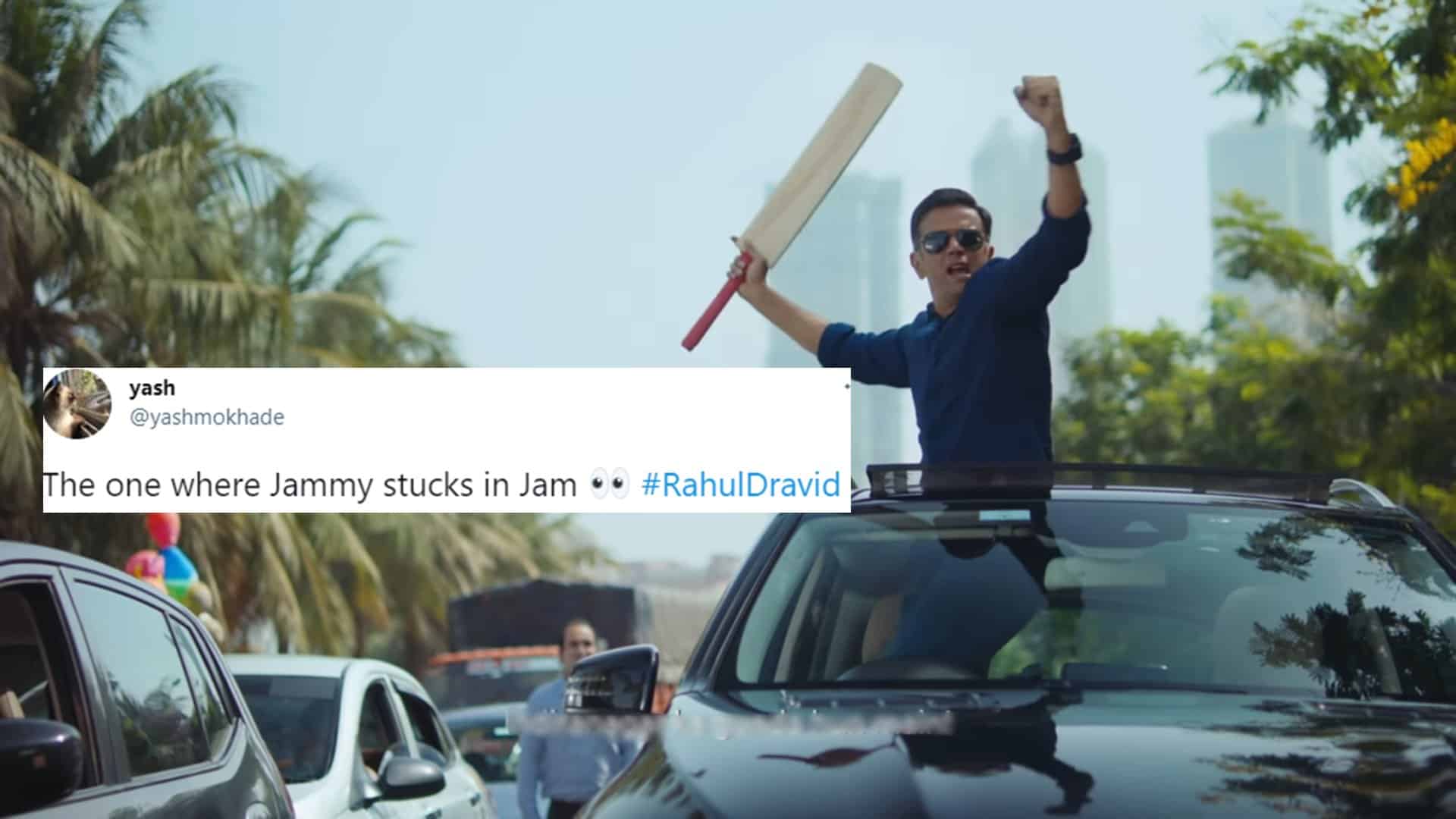 Rahul Dravid CRED Ad angry avatar