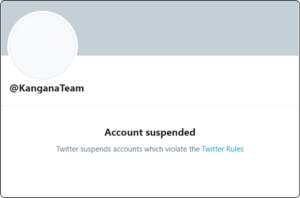 kangana twitter suspended