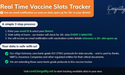 vaccine-slot tracker leegality