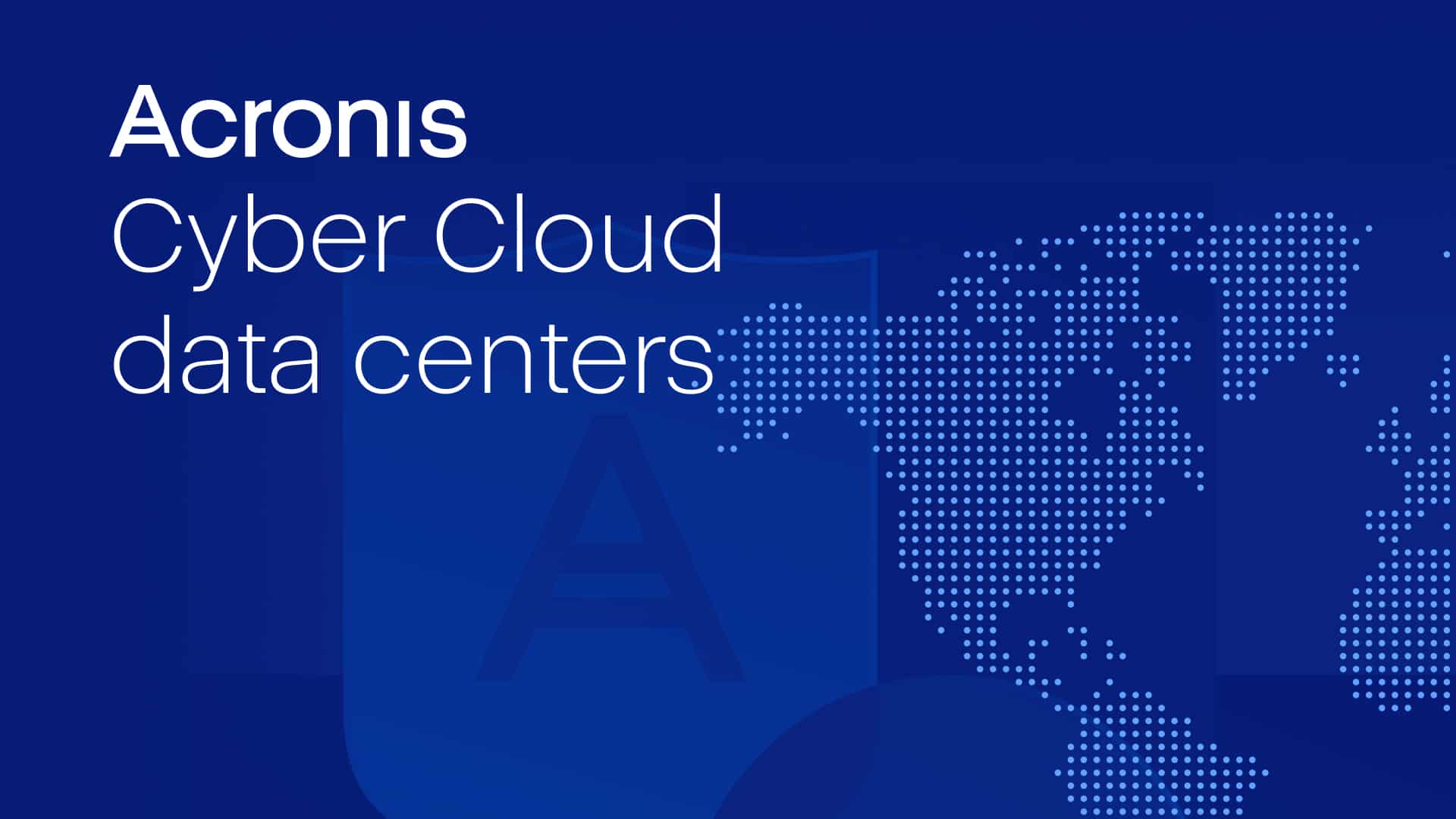Data backup company Acronis launches first cloud data center in India