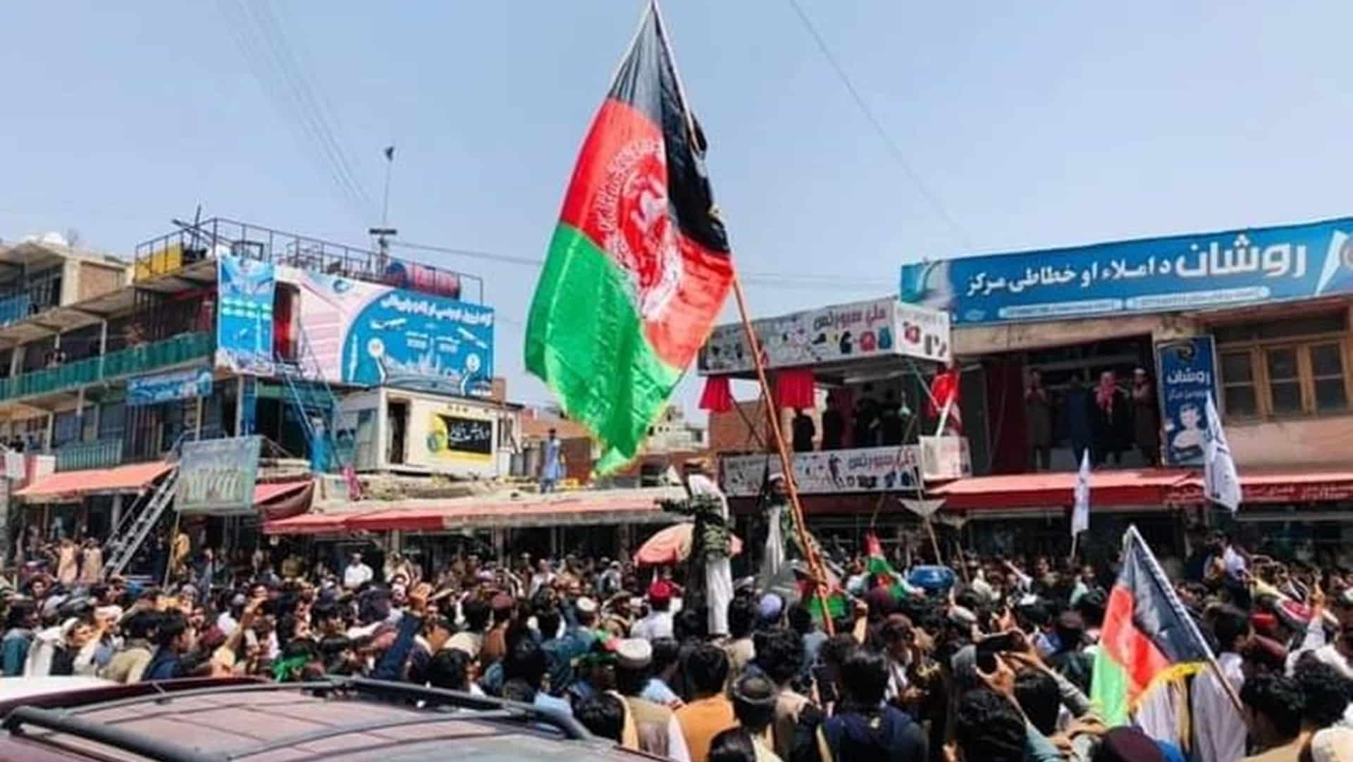Afghanistan conflict: Several killed amid firing by Taliban and stampede during rally