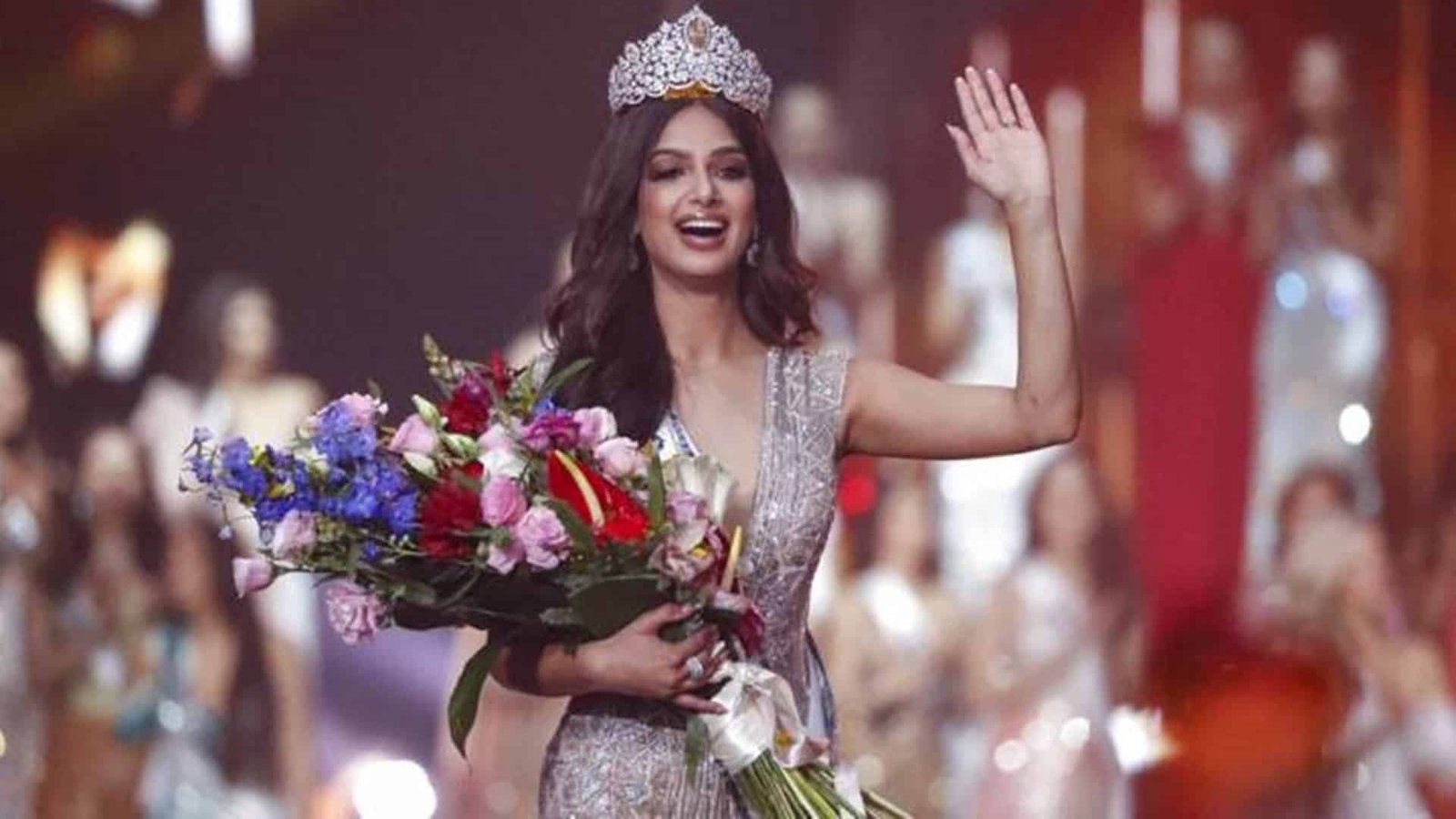 India's Harnaaz Sandhu crowned Miss Universe 2021