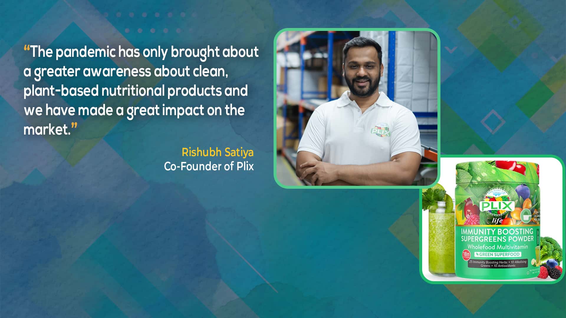 People are paying more attention to their nutritional needs: Rishubh Satiya