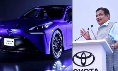 Gadkari launches green hydrogen-based fuel cell electric vehicle Toyota Mirai