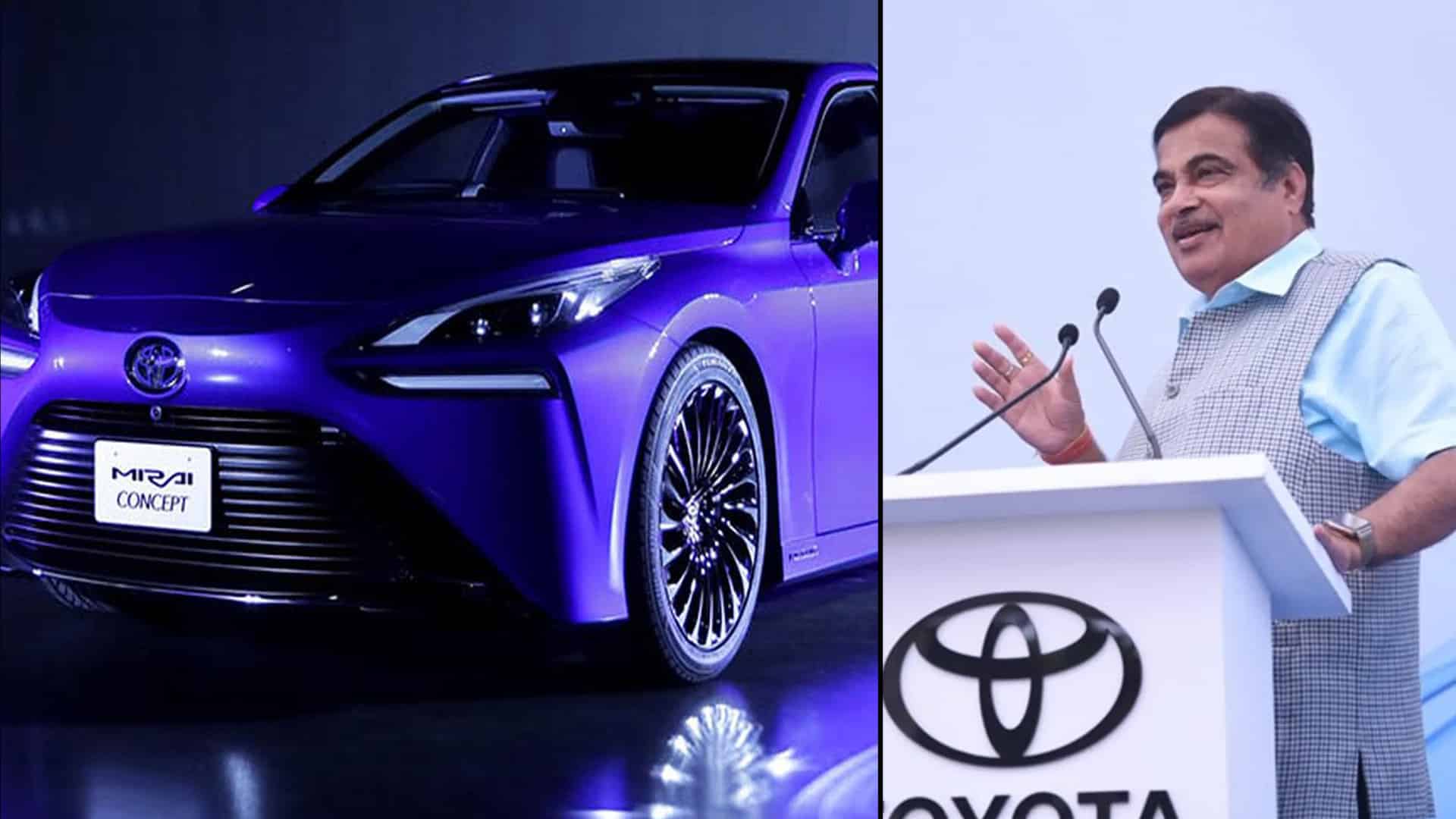Gadkari launches green hydrogen-based fuel cell electric vehicle Toyota Mirai