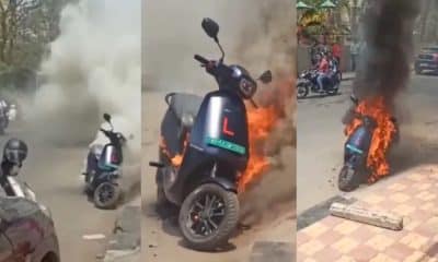 Ola e-scooter catches fire in Pune, Co investigating matter