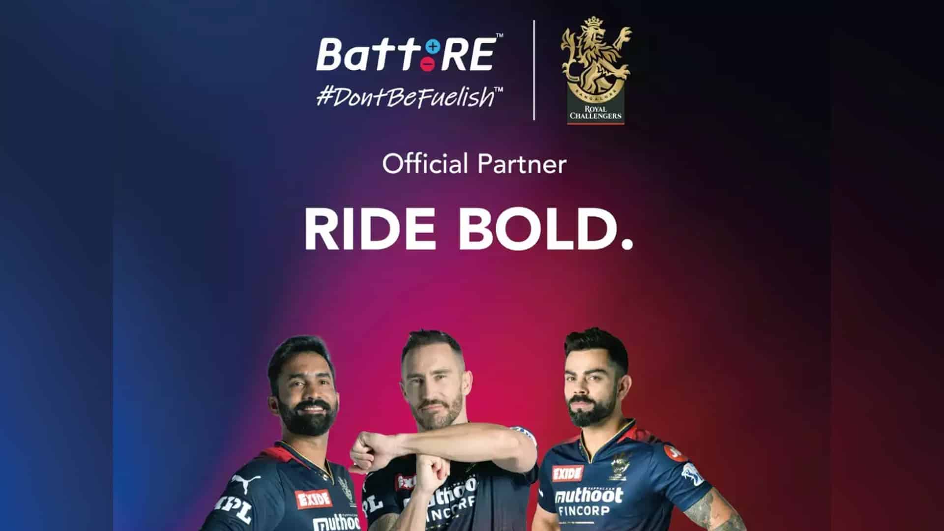 Batt:RE to be RCB's official EV partner for IPL