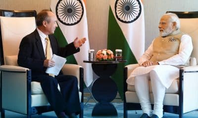 PM Modi meets Softbank chief Masayoshi Son