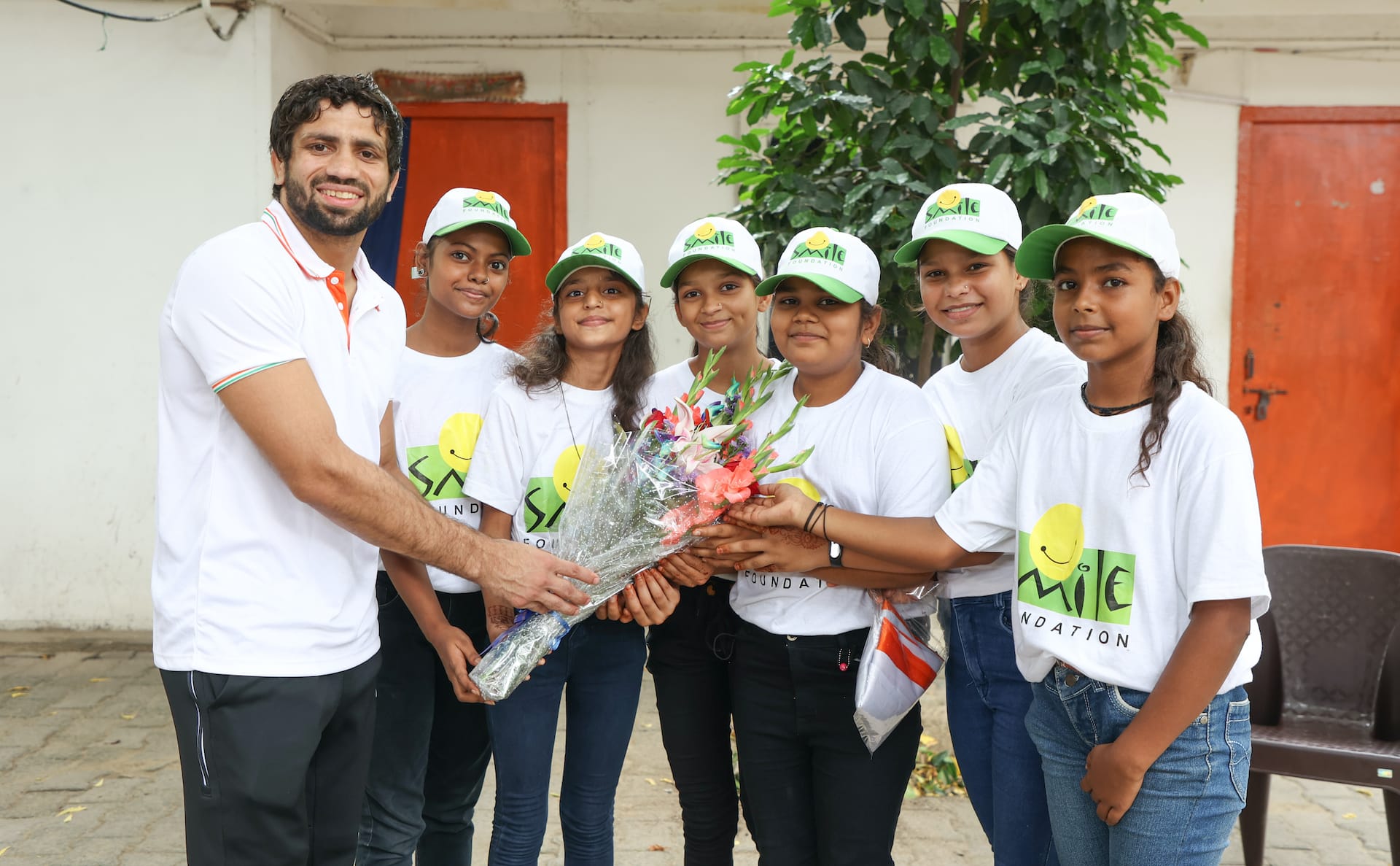 Wrestler Ravi Dahiya joins Smile Foundation’s efforts to promote Children’s Education