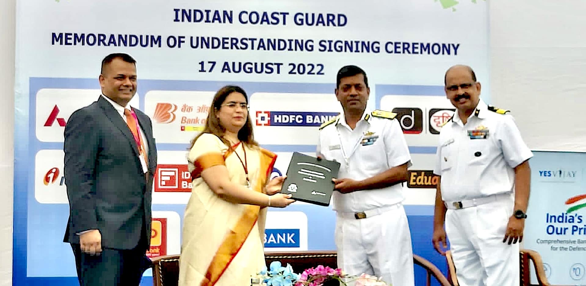 Axis Bank Signs Memorandum with Indian Coast Guard