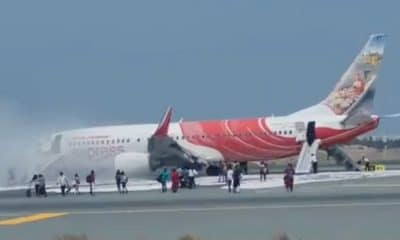 Fire in AI Express plane's engine at Muscat airport; 151 people evacuated on taxiway