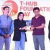 Devidutta Dash, Founder & CEO, being honored by the Honourable Minister Shri KT Rama Rao at T-Hub