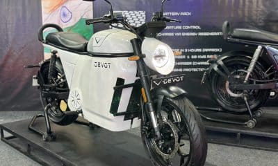 EV startup DEVOT Motors showcased its electric bike with a 200km range at Auto Expo 2023