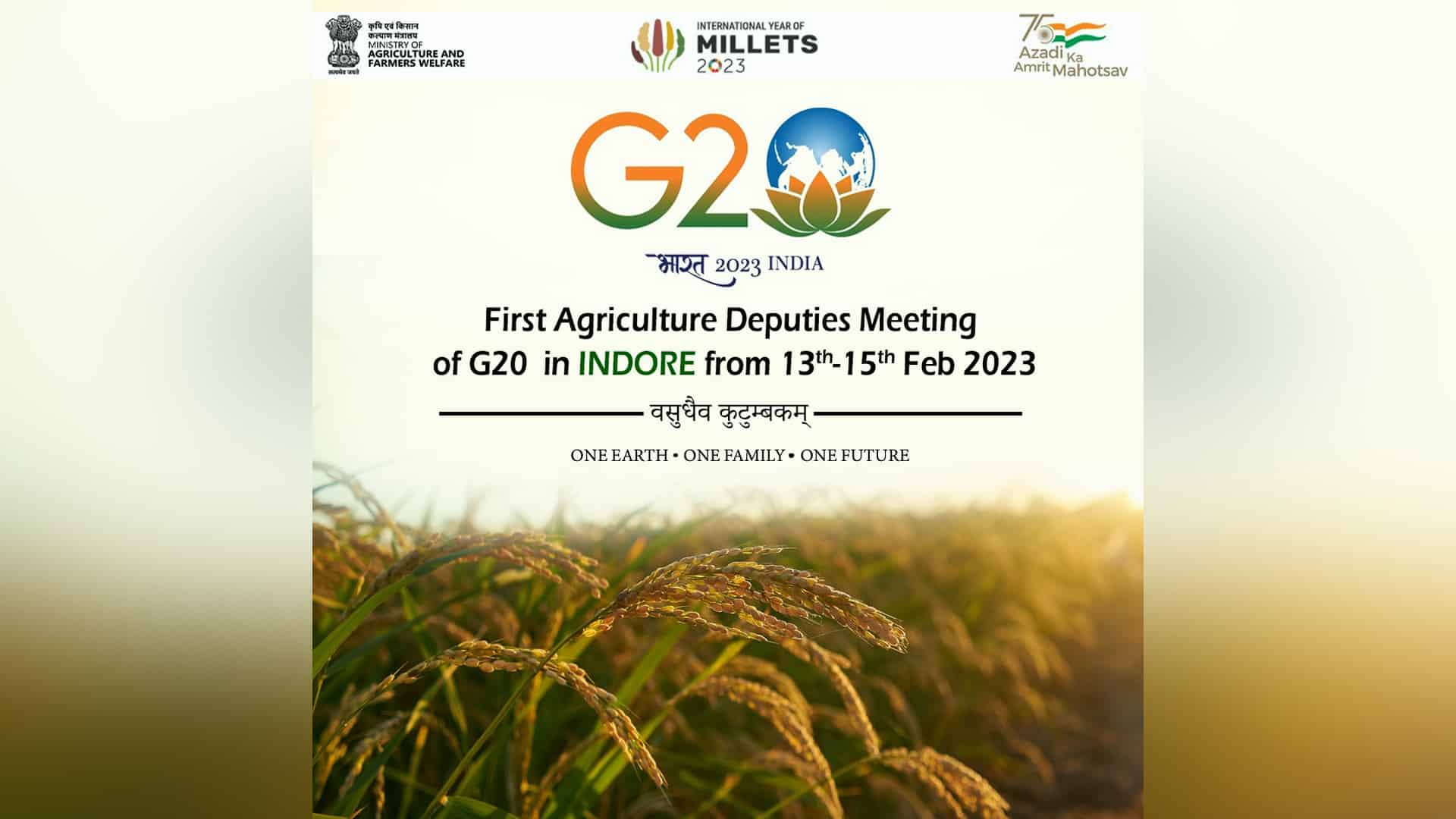 G20 Agriculture Deputies' first meeting begins in Indore; to discuss climate smart initiatives