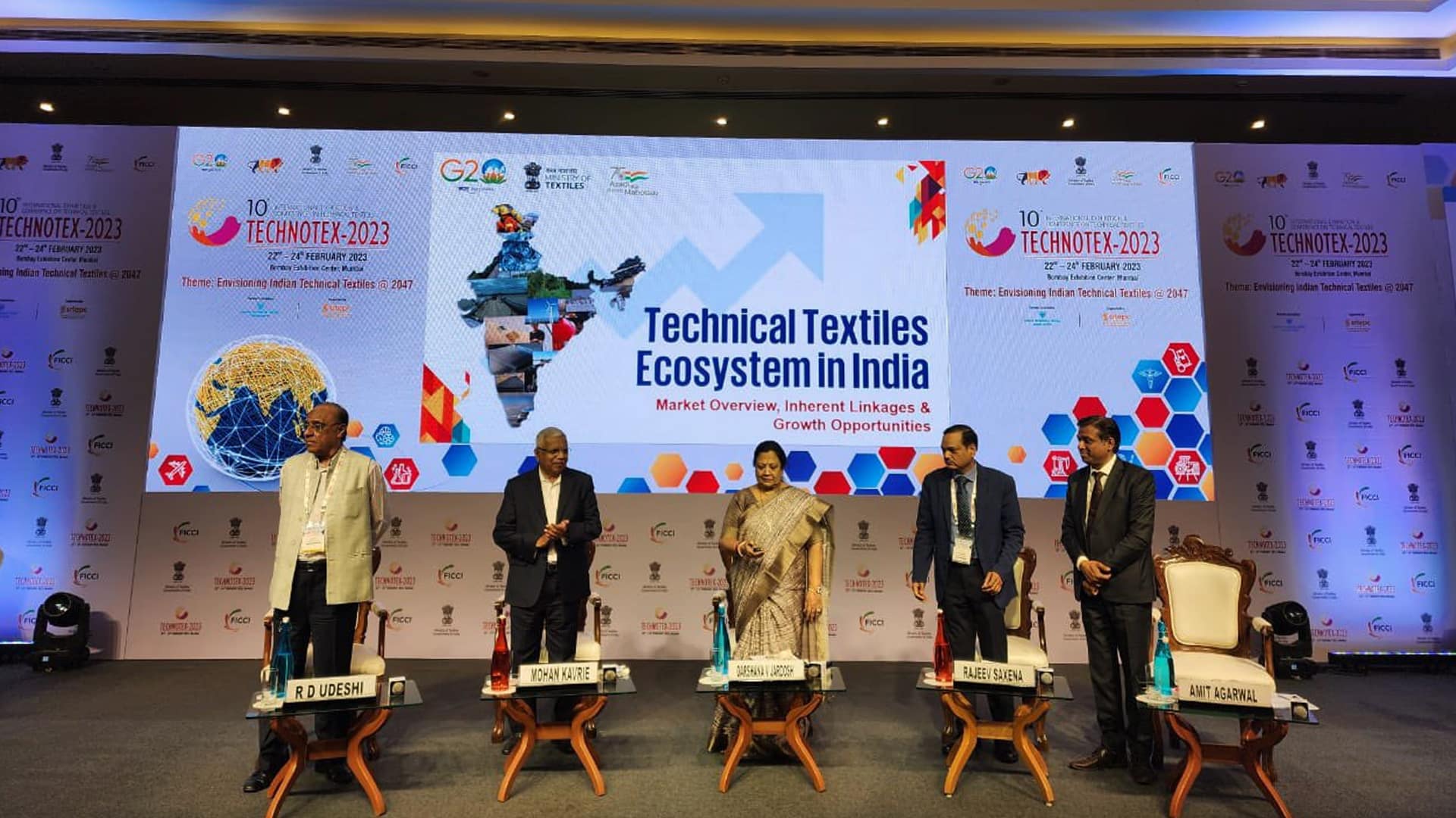 The Ministry of Textiles, Govt. of India and FICCI organize the 10th edition of Technotex 2023