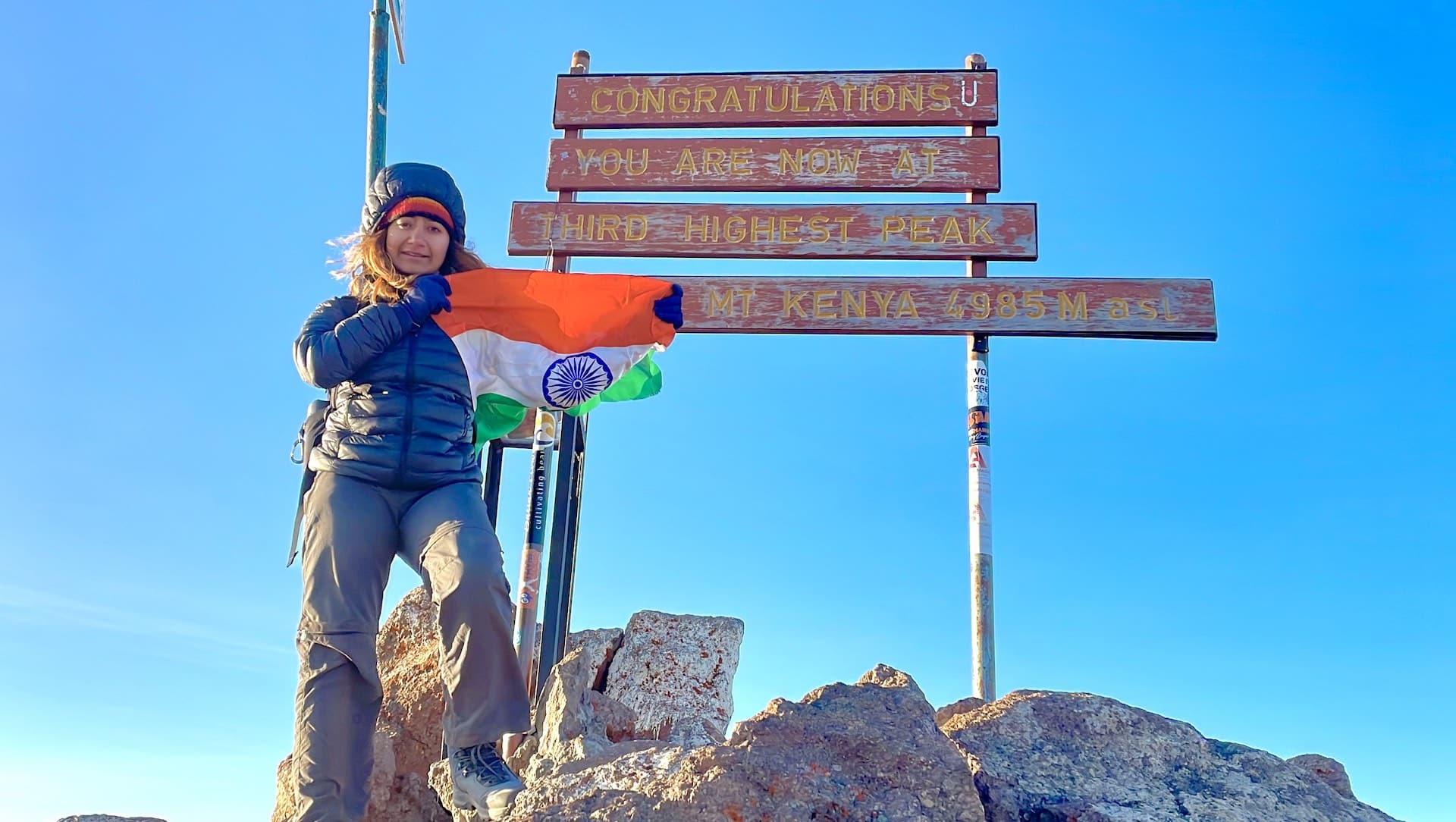Indian Girl Climbs Top 3 Mountains of Africa, Aims To Climb 12 Mountains This Year