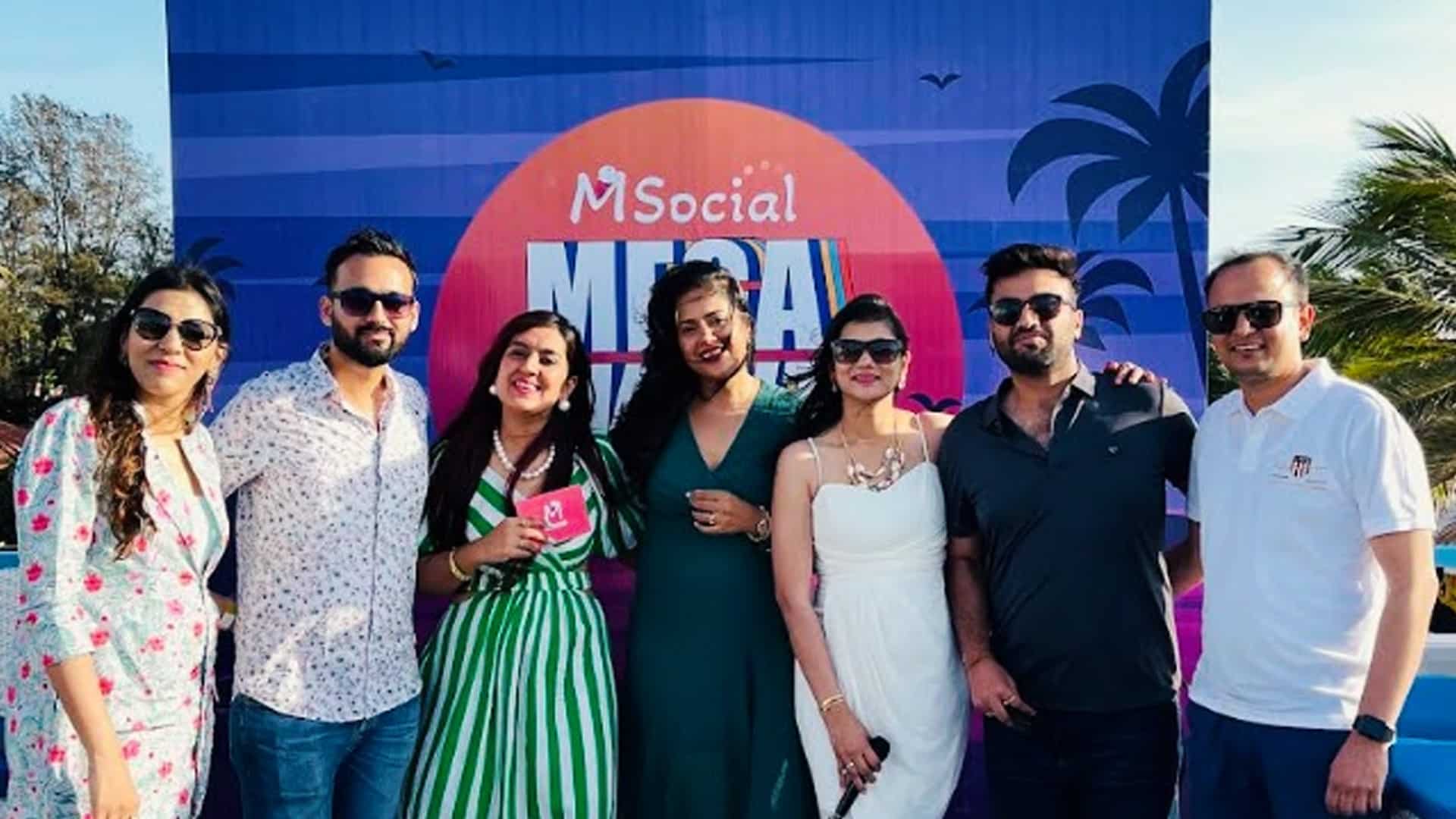 MSocial Launches the First Edition of MSocial Mega Event with Sameera Reddy in Goa