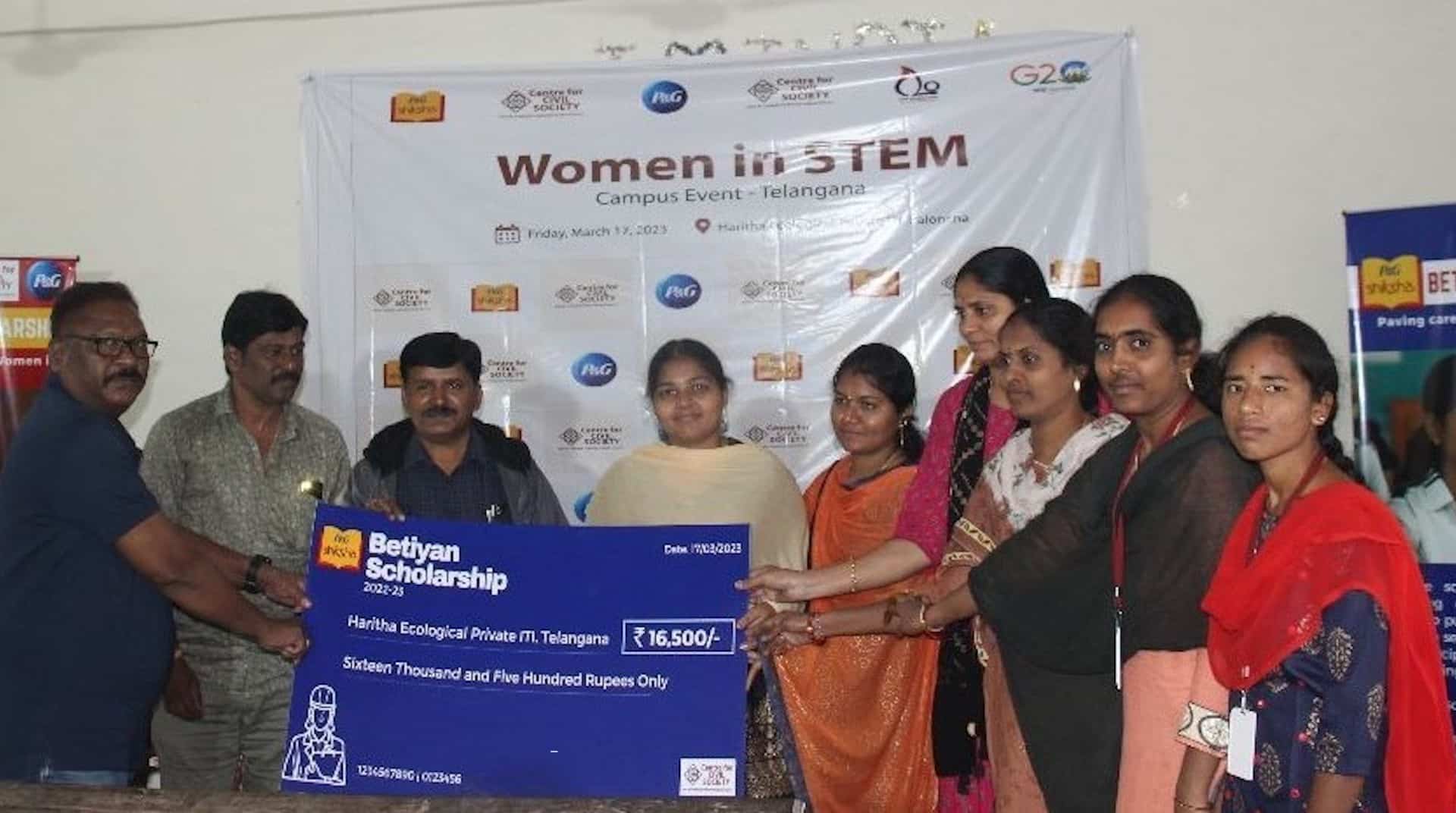 P&G India awards ‘P&G Shiksha Betiyan Scholarship’ to 29 girls pursuing STEM courses in Khammam District, Telangana