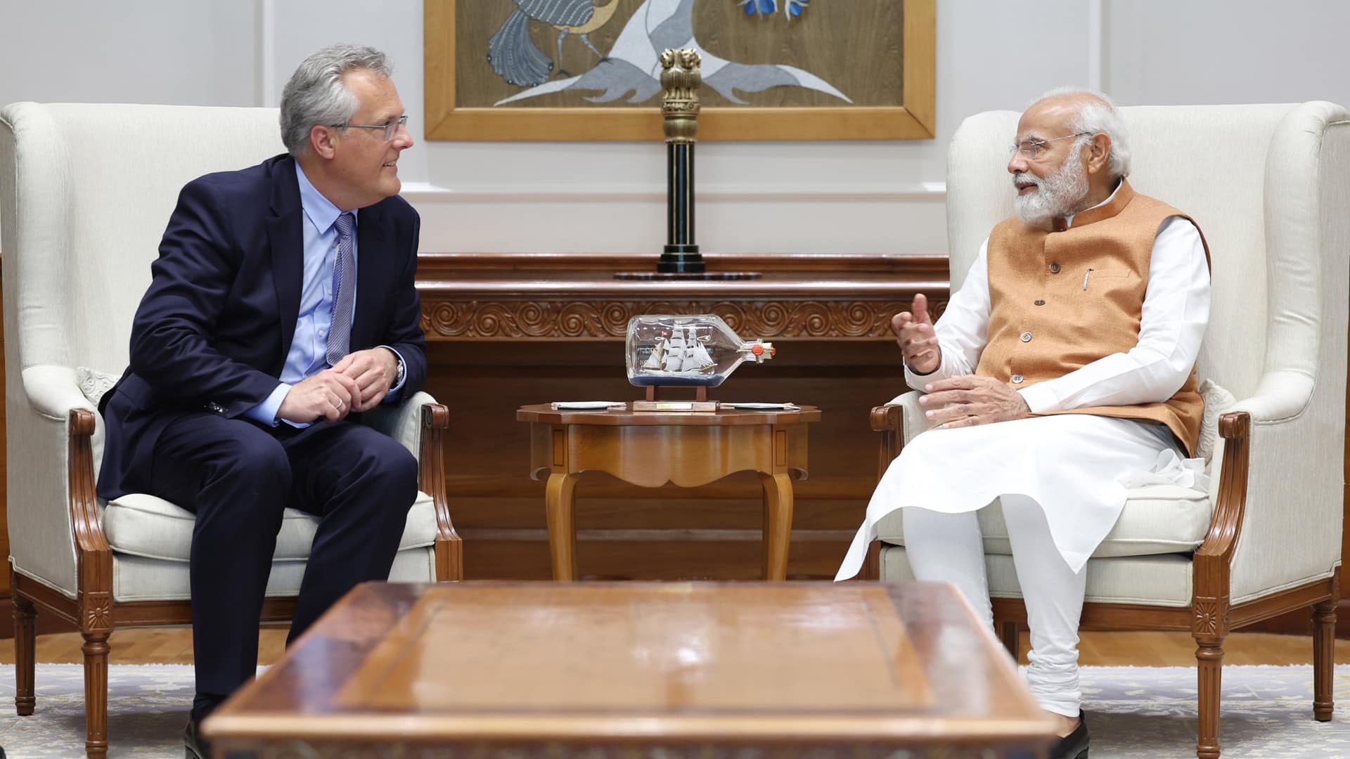PM Modi discusses transformative landscape in world of semiconductors with NXP CEO