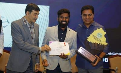 Marut Drones wins bronze at Telangana State Industry Awards 2022 as the Best Start Up Company