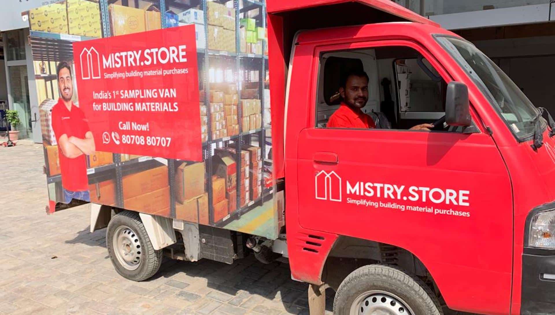 Build-tech platform Mistry.Store launches India’s first building material sampling van for professionals
