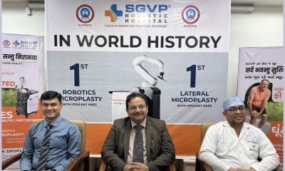World's first fully active robotic microplasty surgery performed at SGVP Holistic Hospital Ahmedabad