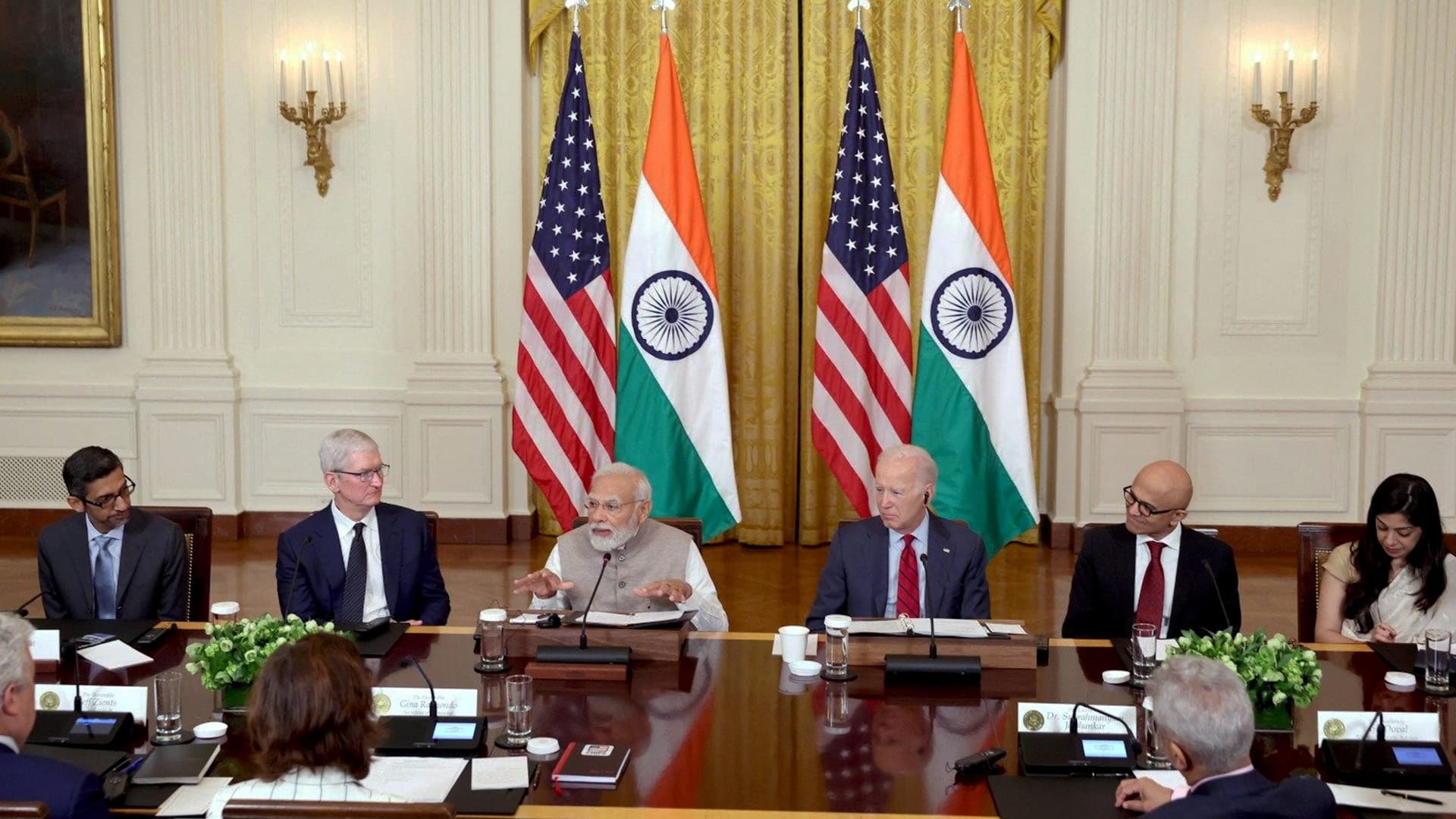 Coming together of Indian talent and US technology guarantees brighter future: PM Modi at meet of top CEOs