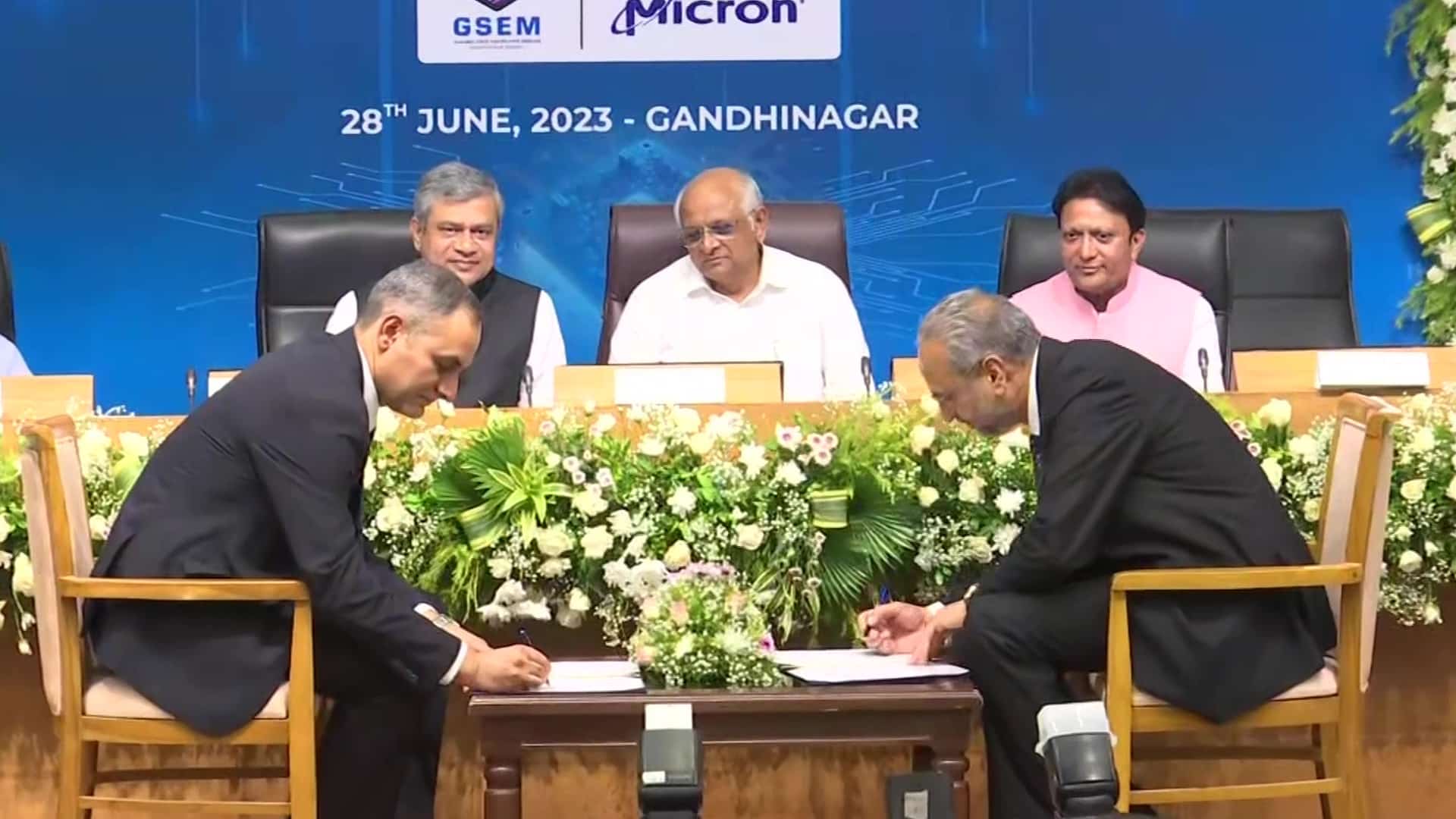 Gujarat signs MoU with US chip maker Micron for semiconductor plant, `first in India'