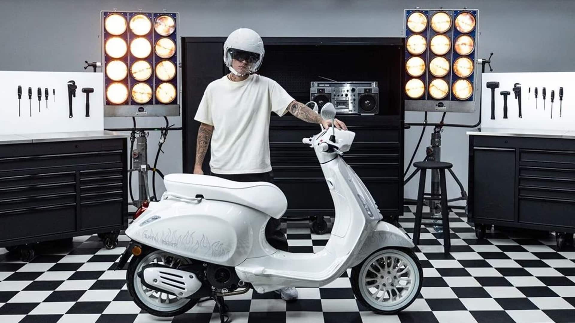 Piaggio Vehicles launches JUSTIN BIEBER X edition Vespa Scooter in India; price starts at Rs 6.45 lakh