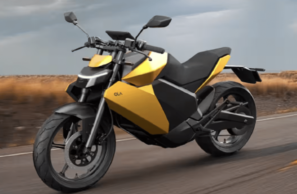 Bhavish Aggarwal Ola Electric on Electric Motorcycle Roadster Series