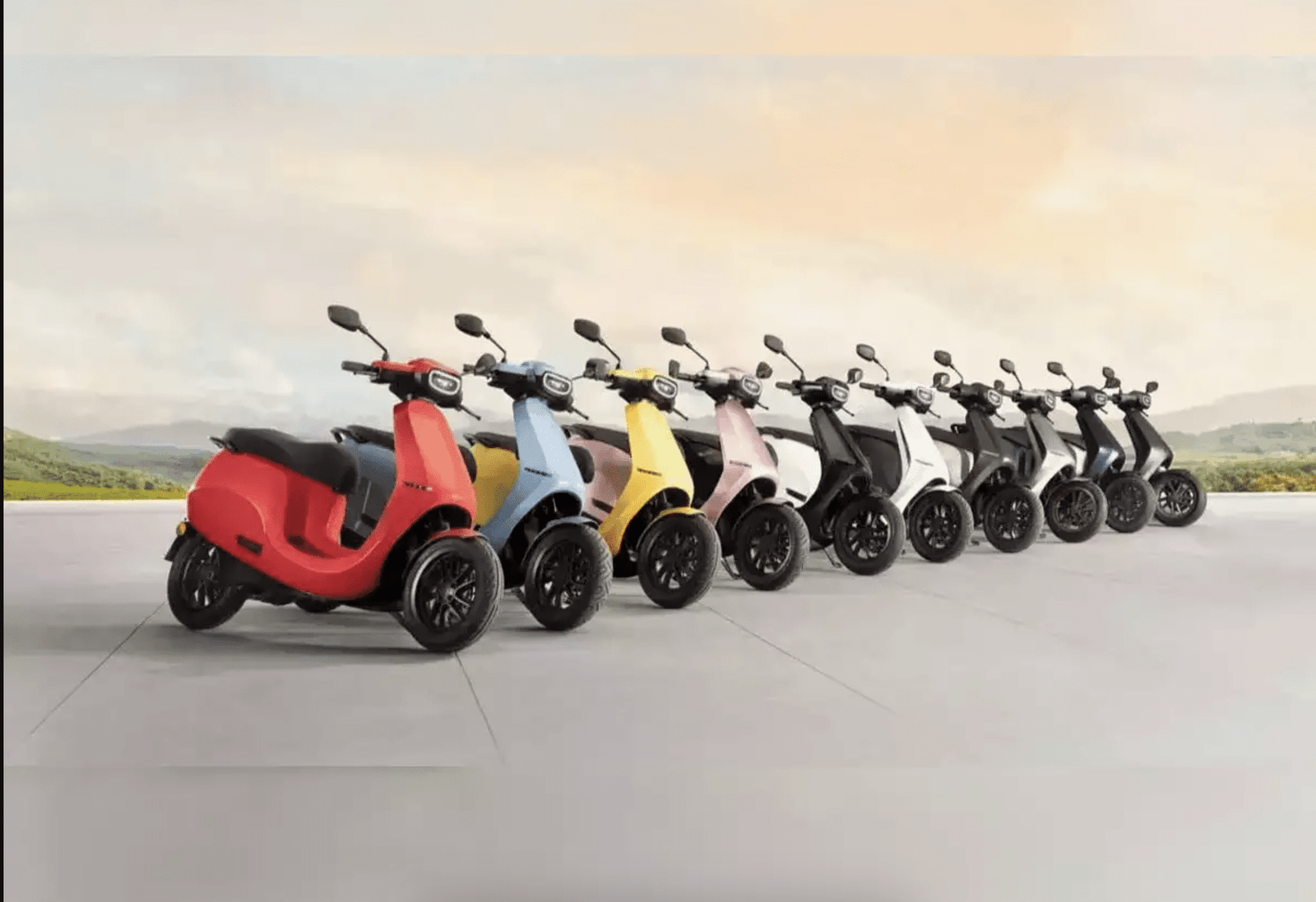 Ola Electric Mobility Shares Fall 43% while growing poor service claims | Ola Electric Bajaj Auto TVS Motor Electric Scooter Poor Service Bhavish Aggarwal