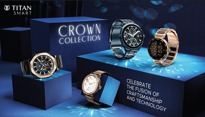 Titan Smart watches - Crown Collection