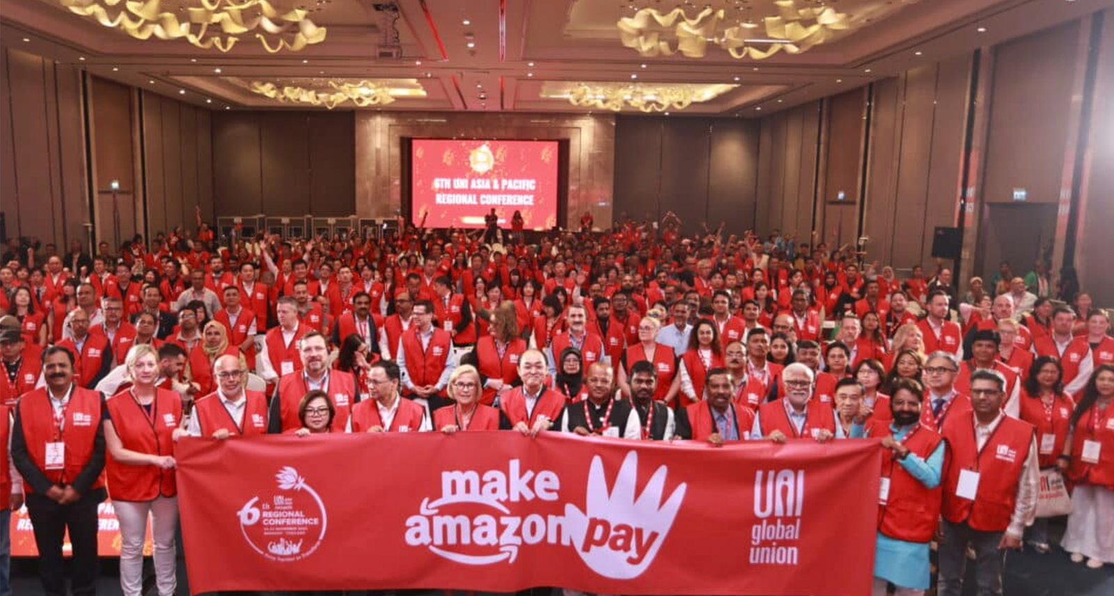 Global Amazon Strike Disrupts Black Friday: Workers Demand Fair Pay and Justice UNI Global Union and Progressive International Cyber Monday Make Amazon Pay Labour Rights