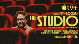 Apple TV+ Sets Global Premiere for Star-Studded Comedy 'The Studio', Trailer out Seth Rogen Martin Scorsese, Charlize Theron, Ron Howard Catherine O’Hara Lionsgate Kathryn Hahn, Ike Barinholtz, Chase Sui Wonders Bryan Cranston The Studio trailer