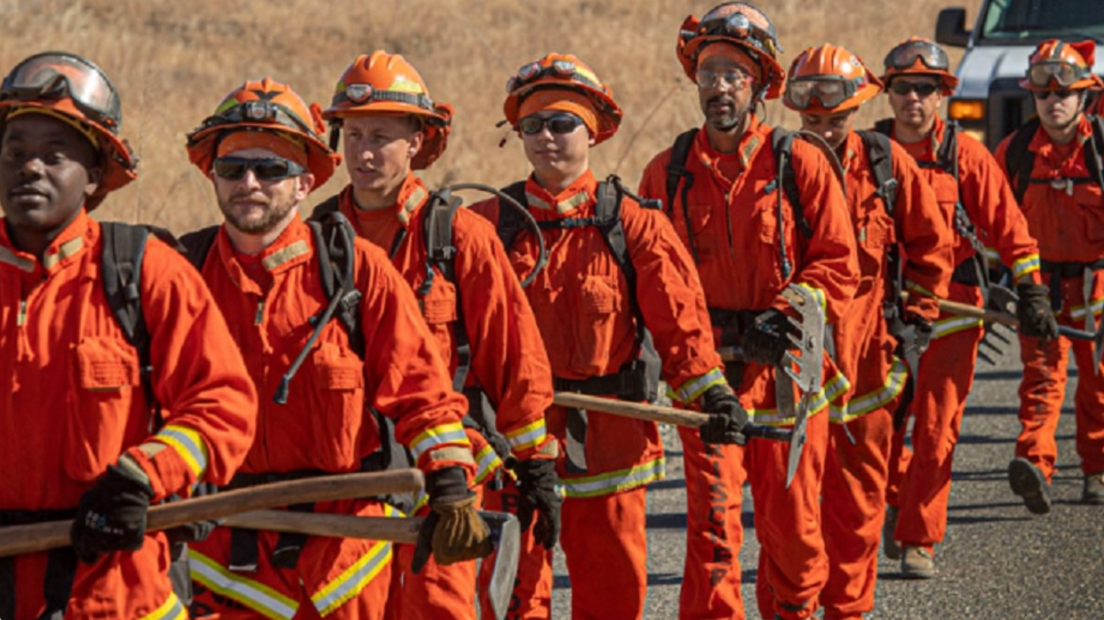 Incarcerated Firefighters 'Prison inmates' Play Crucial Role in Battling California Wildfires