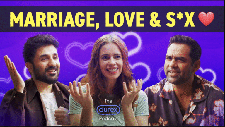 Durex Launches India’s First Intimacy Podcast Breaking Taboos One Episode at a Time Kalki Durex’s Global Sex Survey 2024 Kalki Koechlin Abhay Deol Vir Das