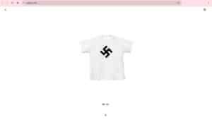 Ye’s Super Bowl Ad Directs Fans to Website Selling Swastika T-Shirts, Sparking Outrage Milo Yiannopoulos Swastika T-Shirt Kanye West yeezy ADL