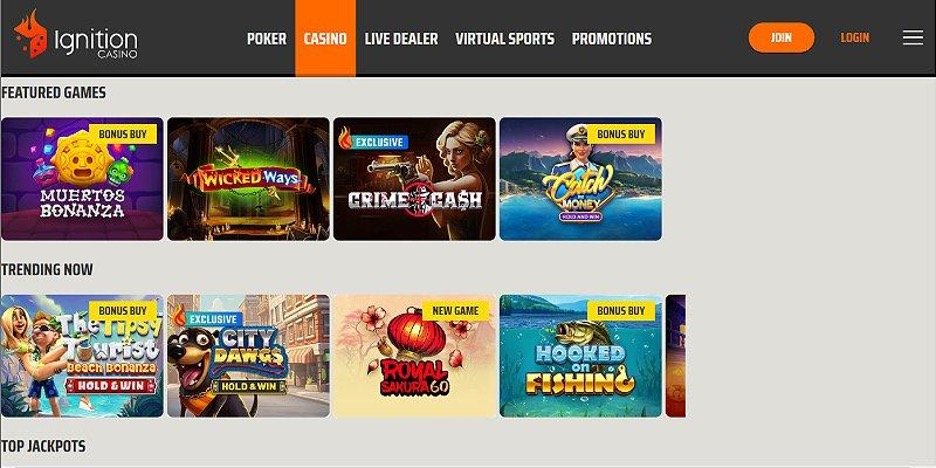 Ignition Online craps