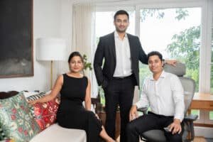 L-R - Purva Goyal (Co-founder and CPO), Sourabh Agarwal (Co-founder and CTO), and Navneet Rastogi (Co-founder and CEO)