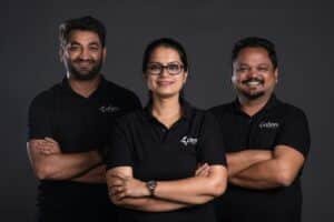 (L-R) Mr. Sagar Thakkar, Co-founder & CPO at Oben Electric_Ms. Madhumita Agrawal, Founder & CEO at Oben EV_Mr. Dinkar Agrawal, Founder, CTO & COO at Oben Electric